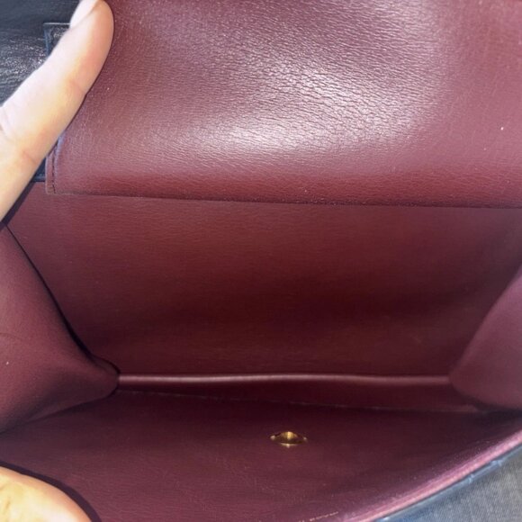 Authentic CHANEL black lambskin vintage classic single flap 24k gold - Picture 10 of 16